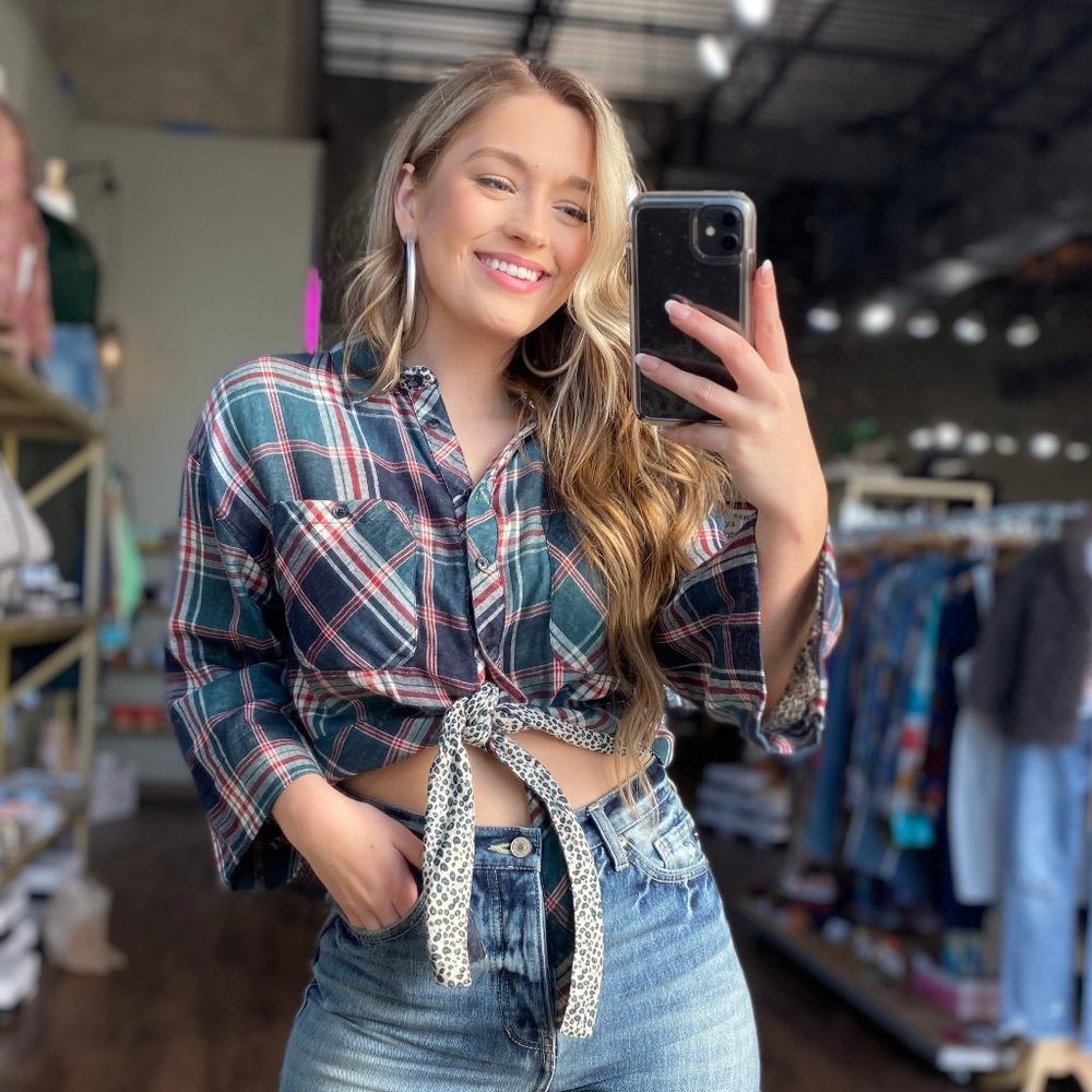 Ivy Jane 'Elmwood' Plaid Top